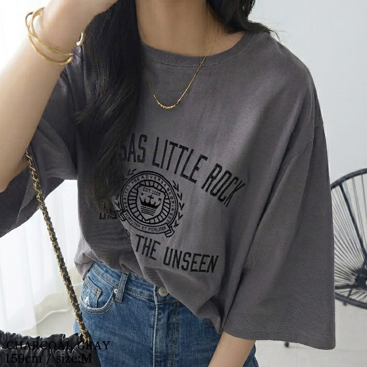 <span>【クーポンで2999円！】</span>【Tシャツ/カットソー】『大人ヴィンテージ刺繍T』 ピグメント刺繍Tシャツ
