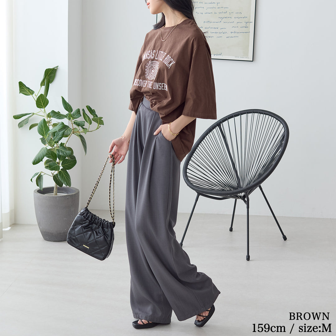 <span>【クーポンで2999円！】</span>【Tシャツ/カットソー】『大人ヴィンテージ刺繍T』 ピグメント刺繍Tシャツ
