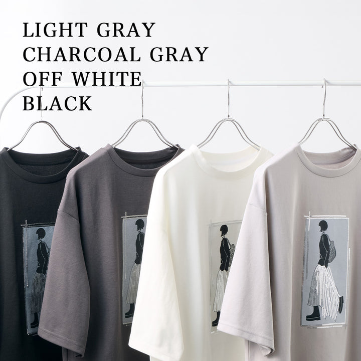 <span>【クーポンで2999円！】</span>【Tシャツ/カットソー】『”ビジュー”なモチーフT』 レディーモチーフTシャツ