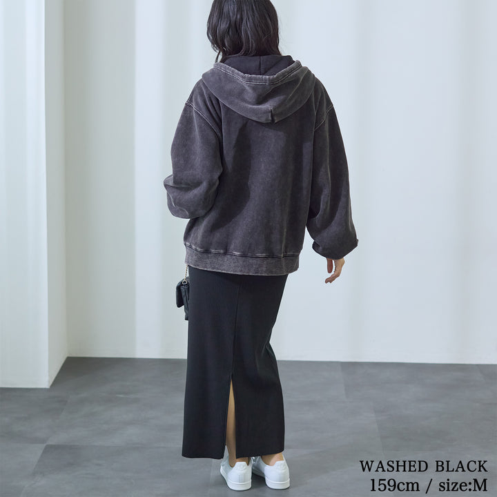 <span>【クーポンで4999円！】</span>【スウェット】『ヴィンテージ大人パーカー』 ヴィンテージ加工ダメージパッチパーカー