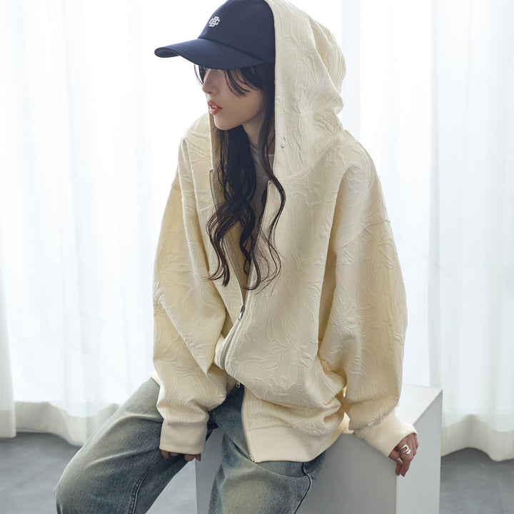 <span>【クーポンで3999円！】</span>【パーカー】『着映えるパーカー』 ジャカードBIGパーカー