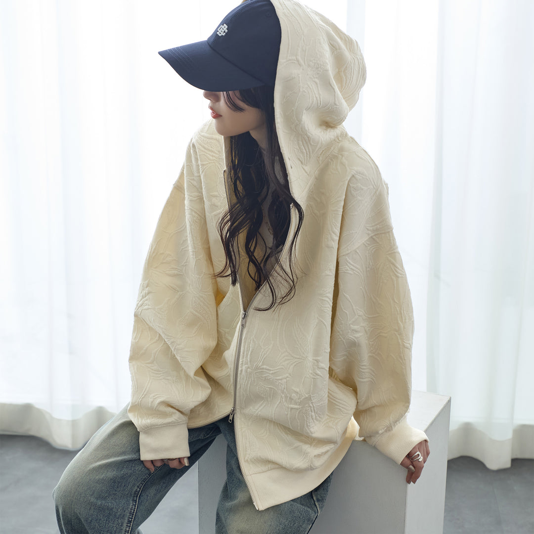 <span>【クーポンで3999円！】</span>【パーカー】『着映えるパーカー』 ジャカードBIGパーカー