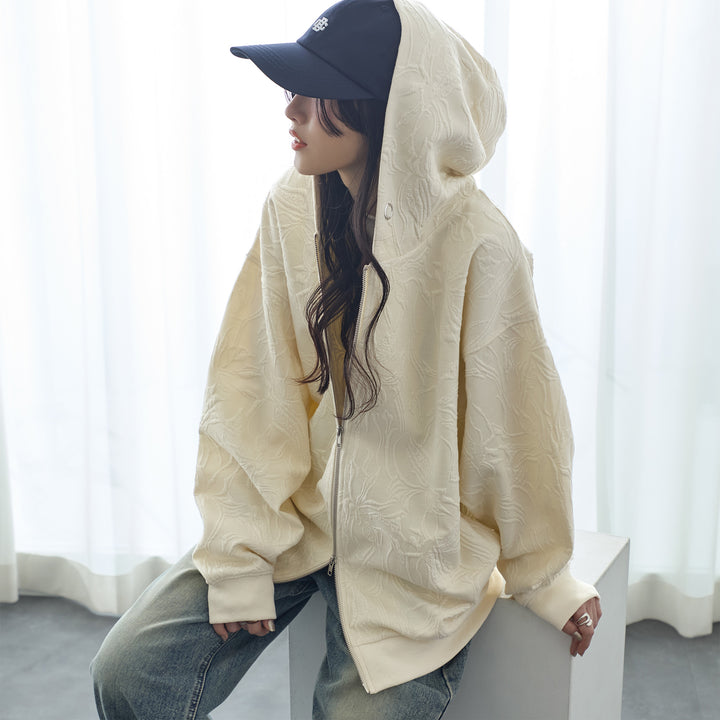 <span>【クーポンで3999円！】</span>【パーカー】『着映えるパーカー』 ジャカードBIGパーカー