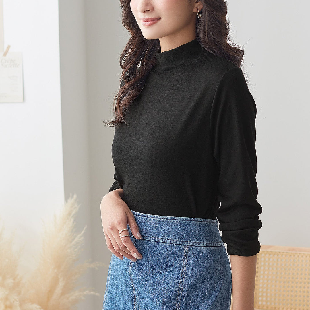 <span>【クーポンで4999円！】</span>【Tシャツ/カットソー】『毛100%のシンプルカットソー』ウール100%カットソーPO