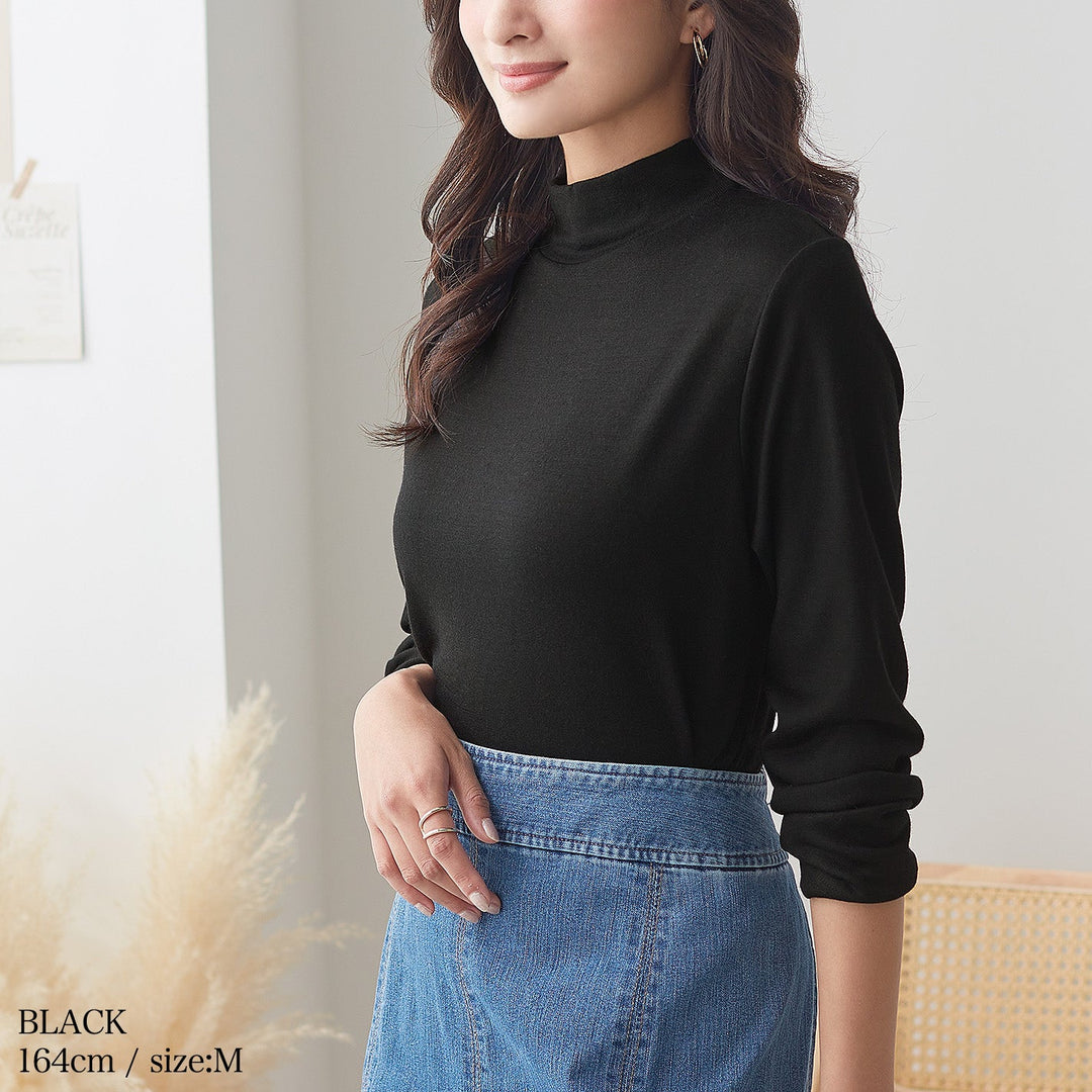 <span>【クーポンで4999円！】</span>【Tシャツ/カットソー】『毛100%のシンプルカットソー』ウール100%カットソーPO
