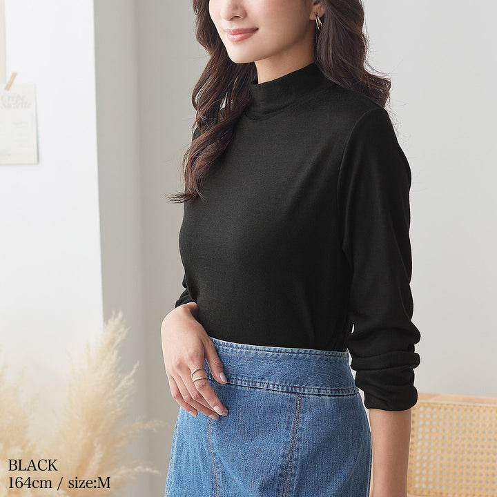 <span>【クーポンで4999円！】</span>【Tシャツ/カットソー】『毛100%のシンプルカットソー』ウール100%カットソーPO