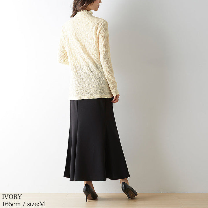 <span>【クーポンで3999円！】</span>【Tシャツ/カットソー】『可愛いくしゅくしゅメロウ』シャーリングジャカードPO