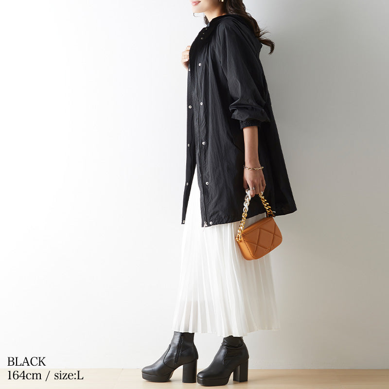 <span>【クーポンで5099円！】</span>【コート/ジャケット】『ルーズ可愛い,ボリュームコート』はっ水加工マウンテンパーカー