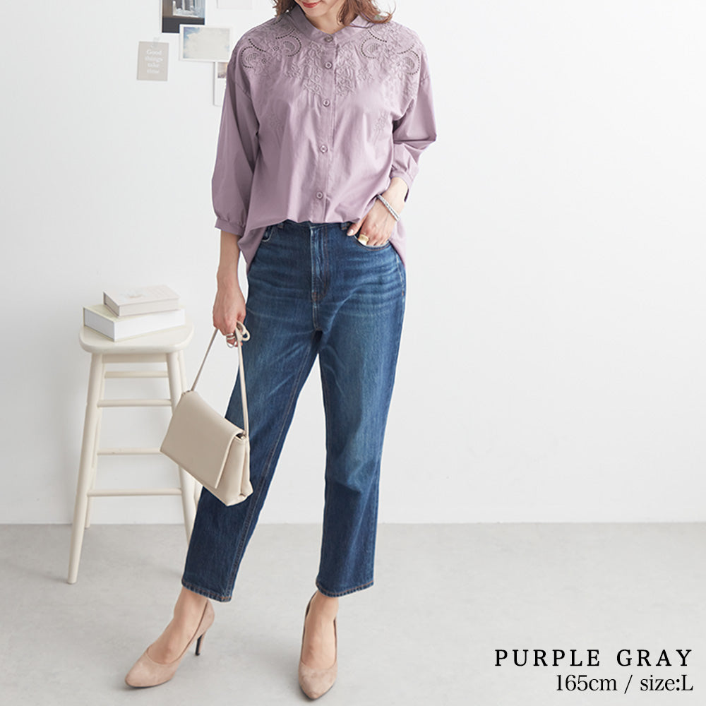 肩レースブラウス｜トップス レディース トレンド ブラウス｜ReDial