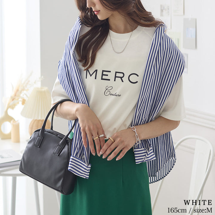 <span>【クーポンで2999円！】</span>【Tシャツ/カットソー】『大人のロゴT』ロゴプリントTシャツ