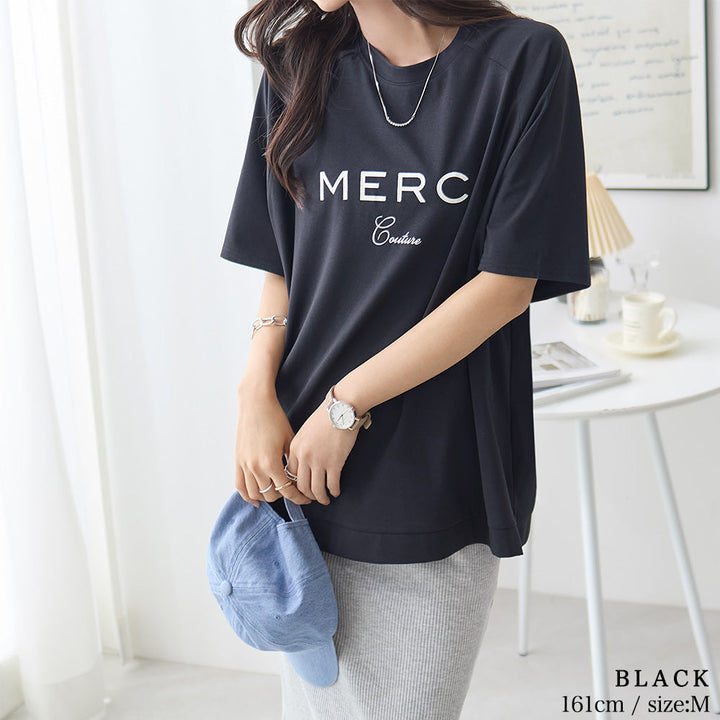 <span>【クーポンで2999円！】</span>【Tシャツ/カットソー】『大人のロゴT』ロゴプリントTシャツ