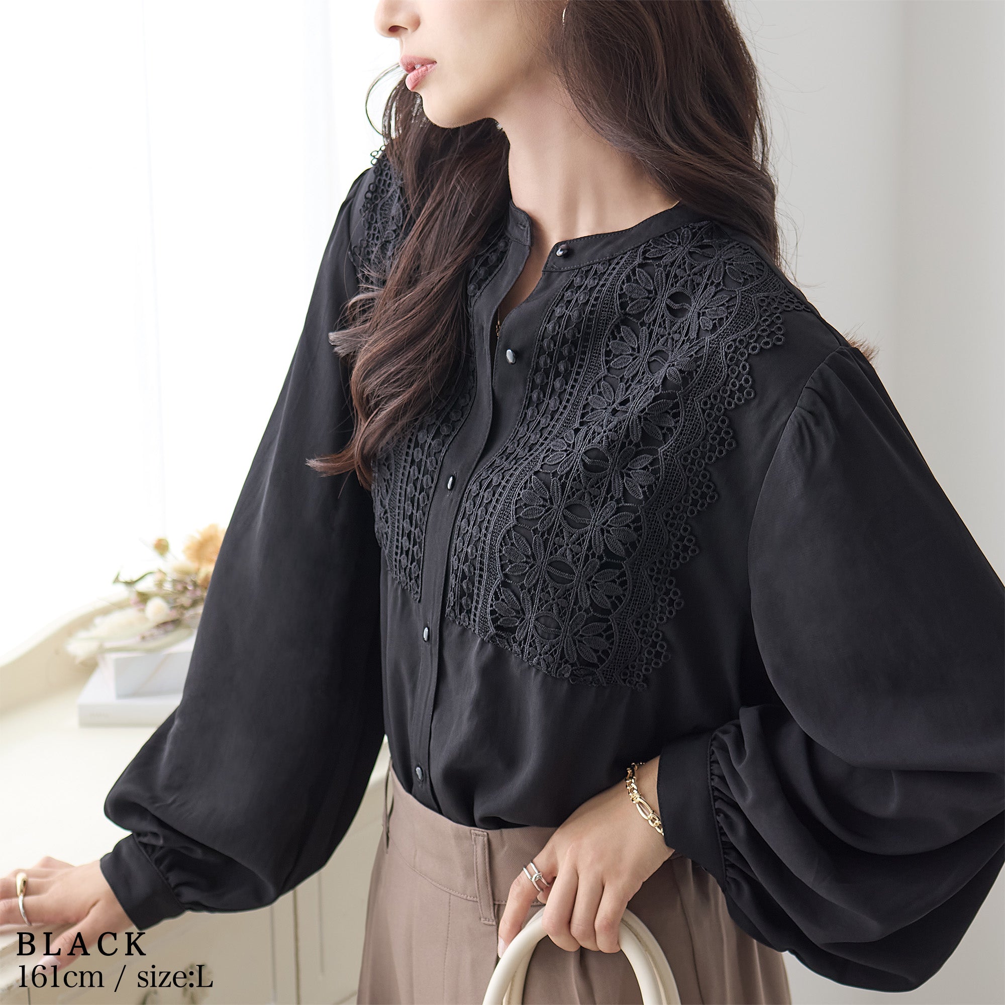 Sheller シェリエ　ケミカルレースブラウス Sheller シェリエ ケミカルレースブラウス sheller♡シェリエ