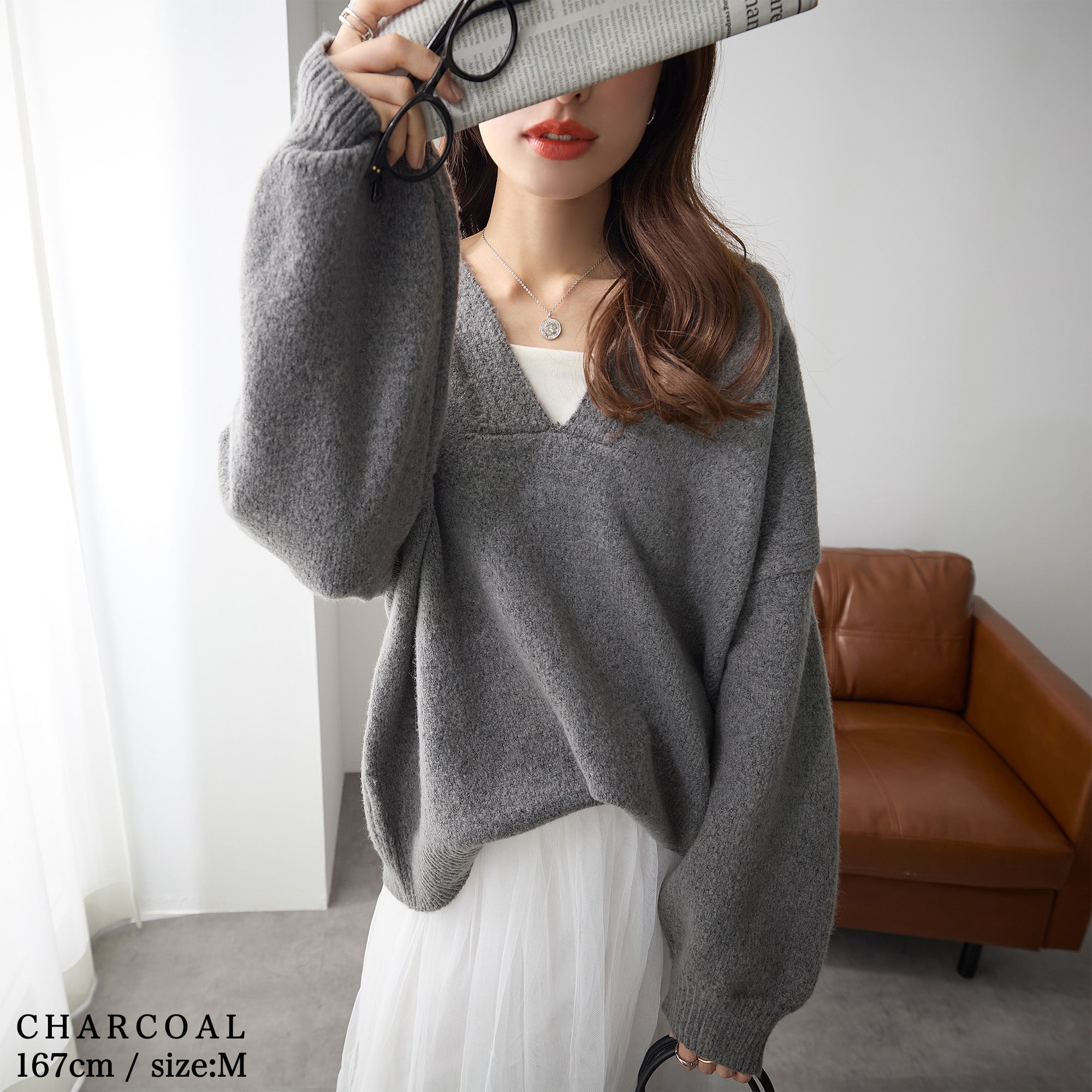 キーネックセーター｜トップス レディース トレンド ニット｜ReDial