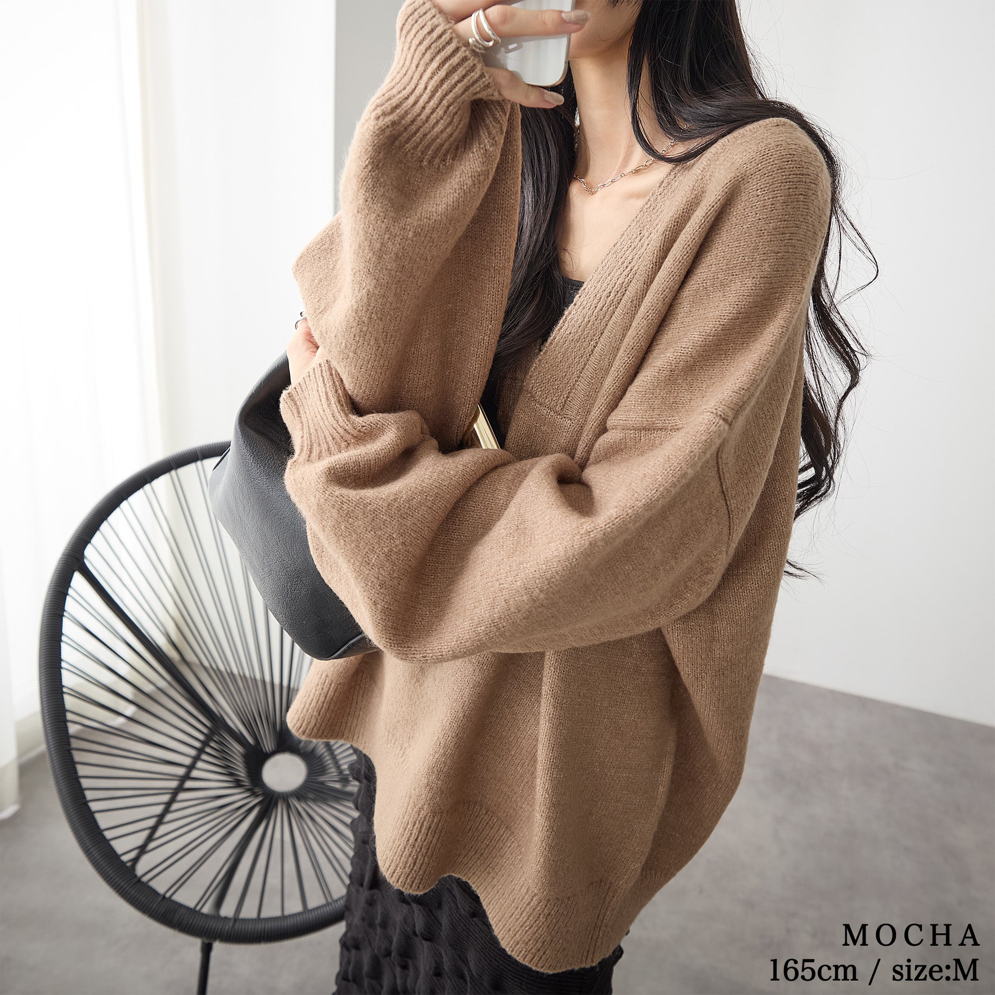 キーネックセーター｜トップス レディース トレンド ニット｜ReDial