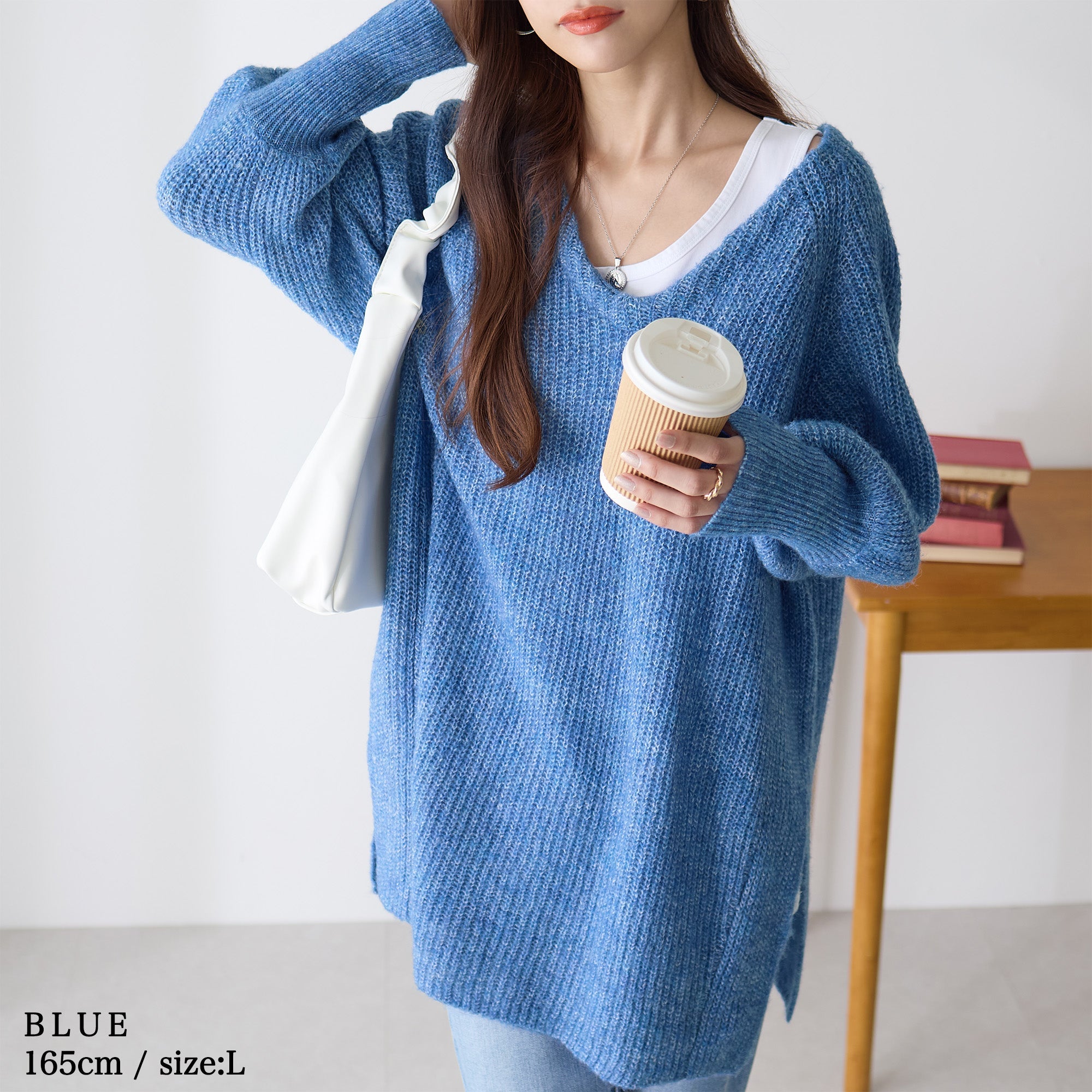 Rady - Rady Vネックニットトップス 美品】ケーブルニットトップス Vネック 冬服 Rady｜Yahoo!フリマ