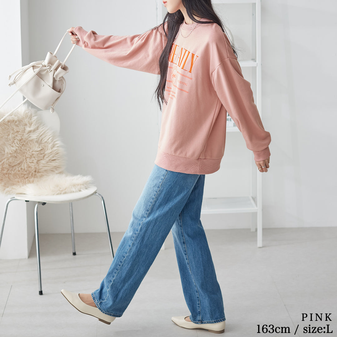 <span>【クーポンで2999円！】</span>【スウェット】『着映える刺繍』刺しゅうトレーナー