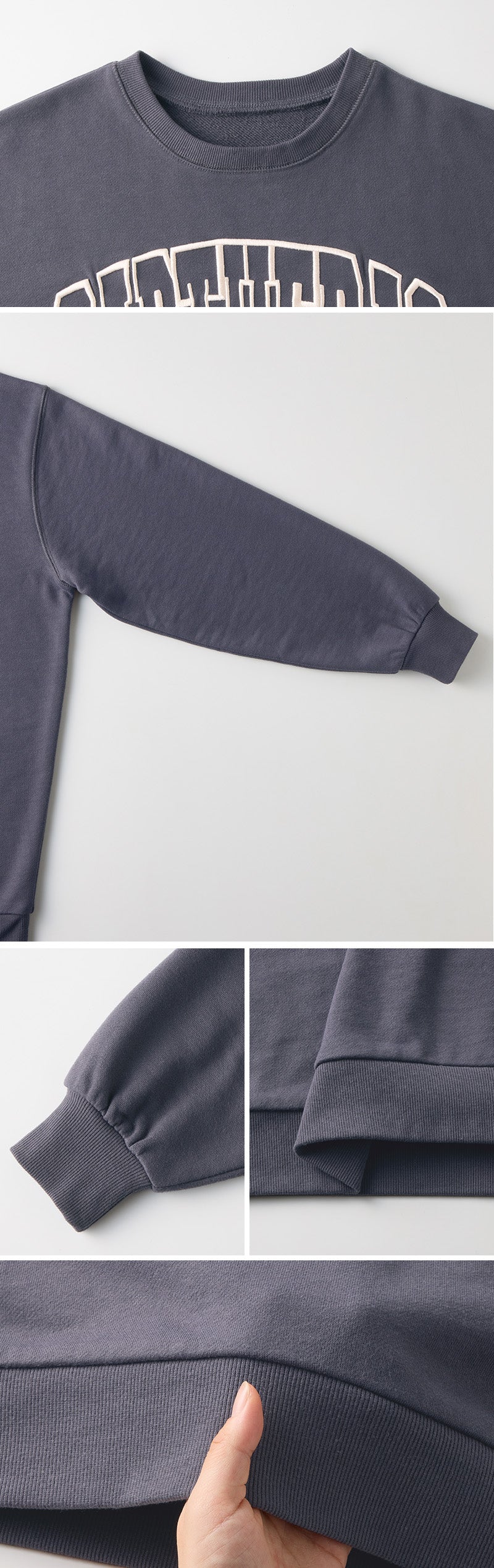 <span>【クーポンで2,999円！】</span>【スウェット】『着映えるロゴ刺繍』ビッグロゴ刺繍スウェット