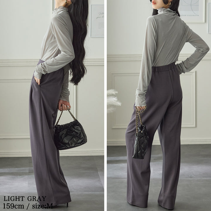 <span>【クーポンで2,999円！】</span>【Tシャツ/カットソー】『着映えるシアーベロア』シアーベロアトップス