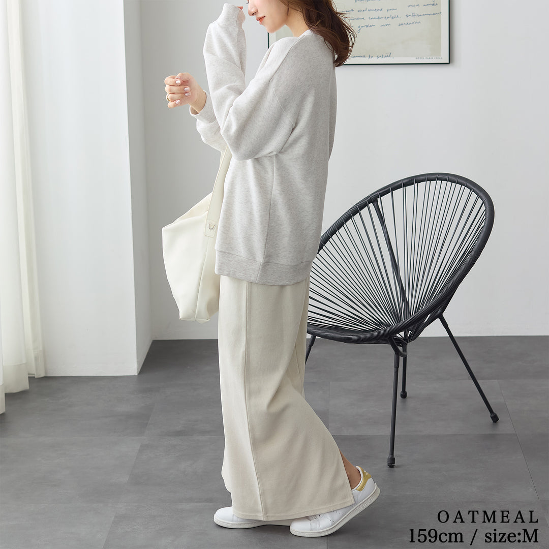 <span>【クーポンで2999円！】</span>【スウェット】 『可愛いレースロゴ』レースロゴ刺繍スウェット