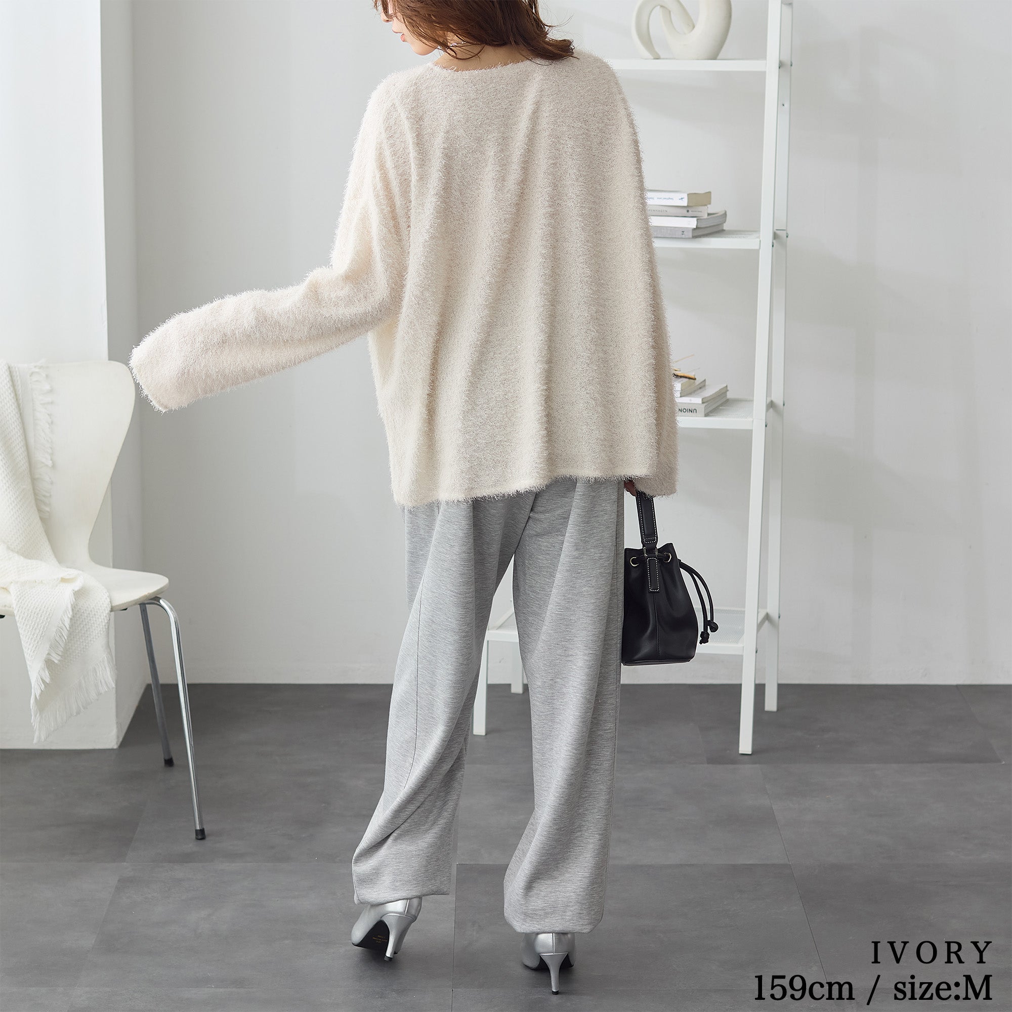 ラメシャギートップス | トップス レディース トレンド ニット