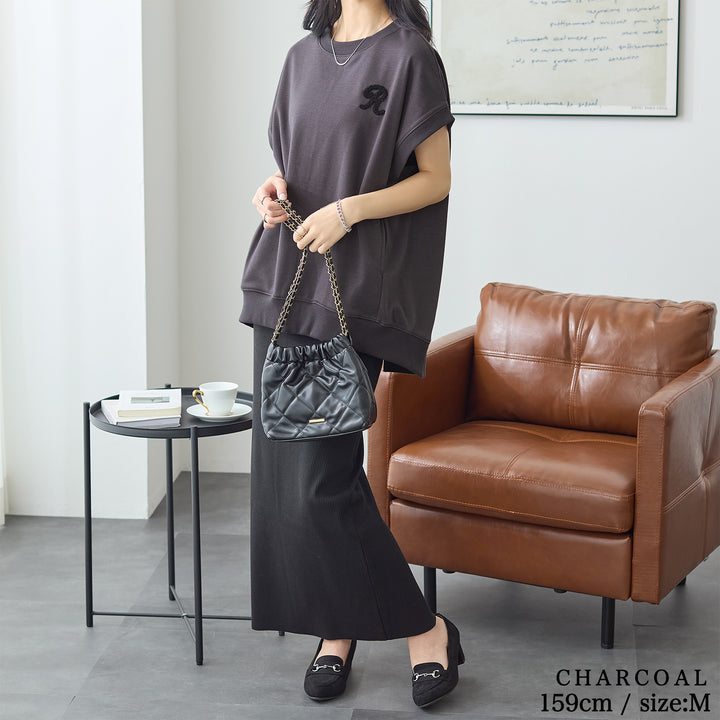 <span>【クーポンで2999円！】</span>【Tシャツ/カットソー】『活躍ゆるT』 さがら刺繍トップス