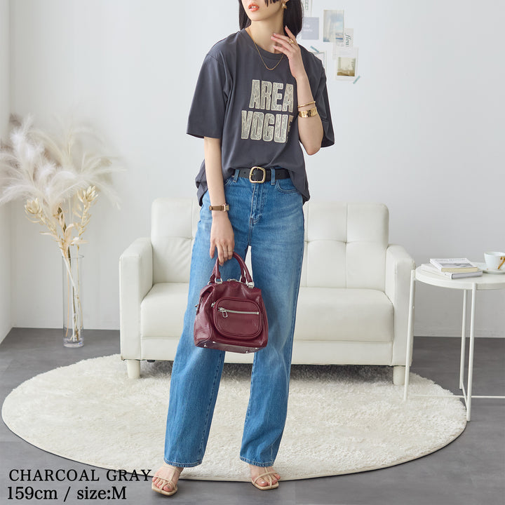 <span>【クーポンで2999円！】</span>【Tシャツ/カットソー】『レースなロゴT』 レースロゴTシャツ
