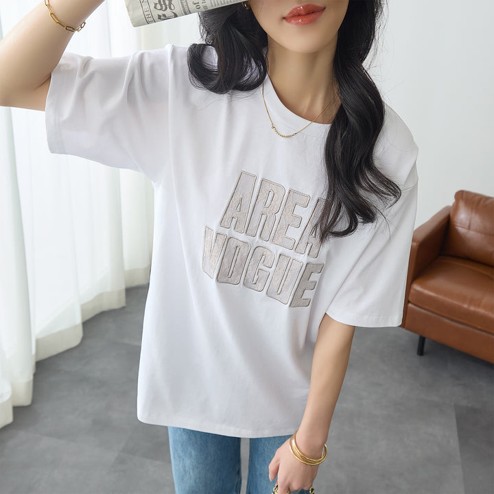 <span>【クーポンで2999円！】</span>【Tシャツ/カットソー】『レースなロゴT』 レースロゴTシャツ