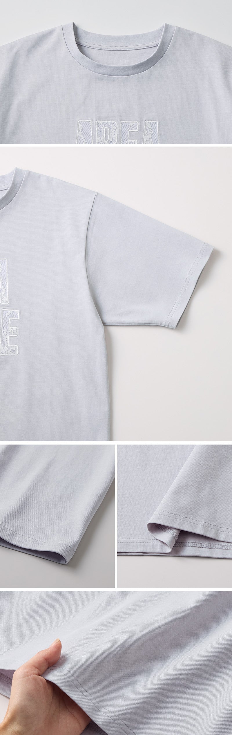 <span>【クーポンで2999円！】</span>【Tシャツ/カットソー】『レースなロゴT』 レースロゴTシャツ