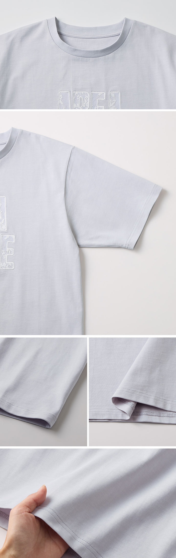 <span>【クーポンで2999円！】</span>【Tシャツ/カットソー】『レースなロゴT』 レースロゴTシャツ