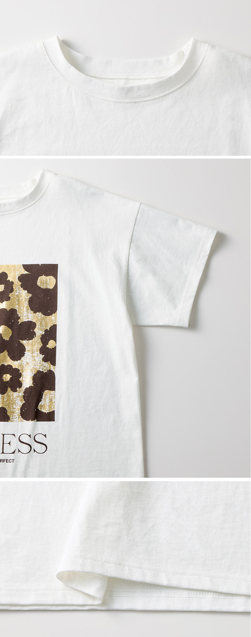 <span>【クーポンで2999円！】</span>【Tシャツ/カットソー】『夏映え箔プリント』 箔プリントTシャツ